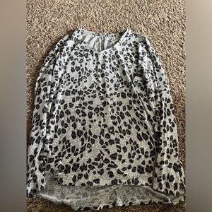 Cheetah print long sleeve